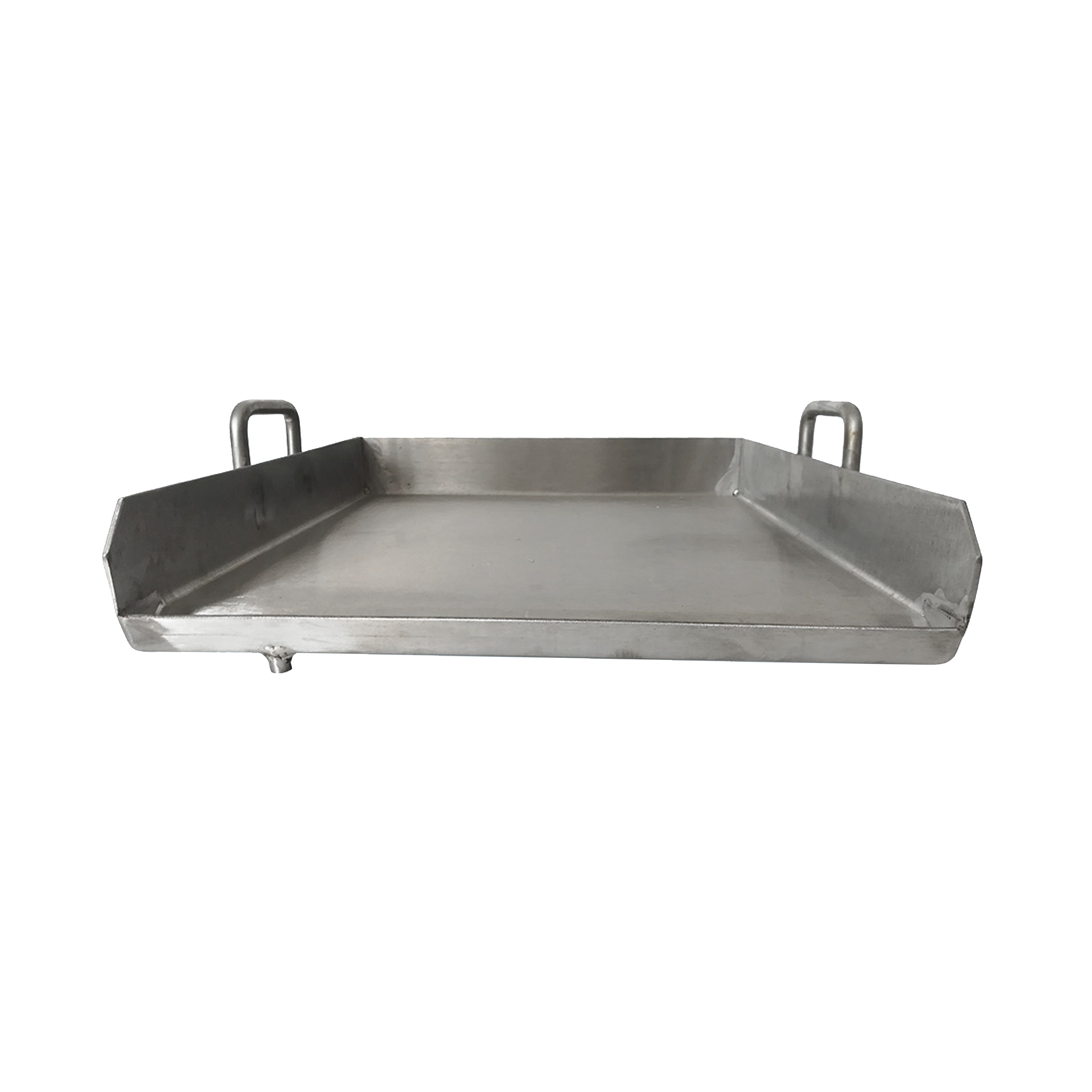 Stainless Steel Griddle Pan with Even Heating Cross Bracing for Charcoal/Gas Grills Camping Tailgating And Parties