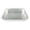 6PCS Non Stick Rectangle Baking Sheet Pan Aluminum Bakeware Bakery Tools Deep Baking Pan Tray