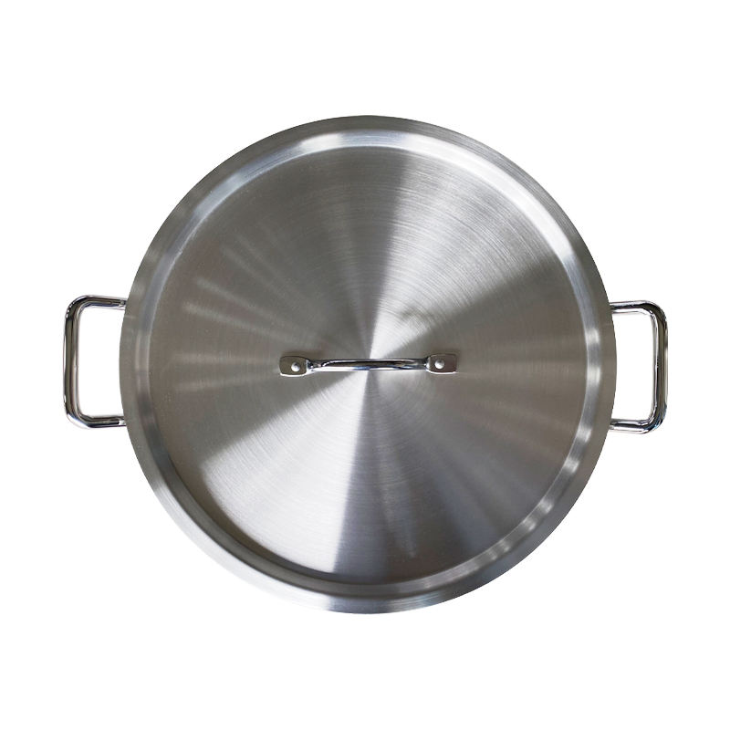 large stainless steel pots