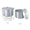 Small Stainless Steel Aluminum Can with Basket Cookware Set