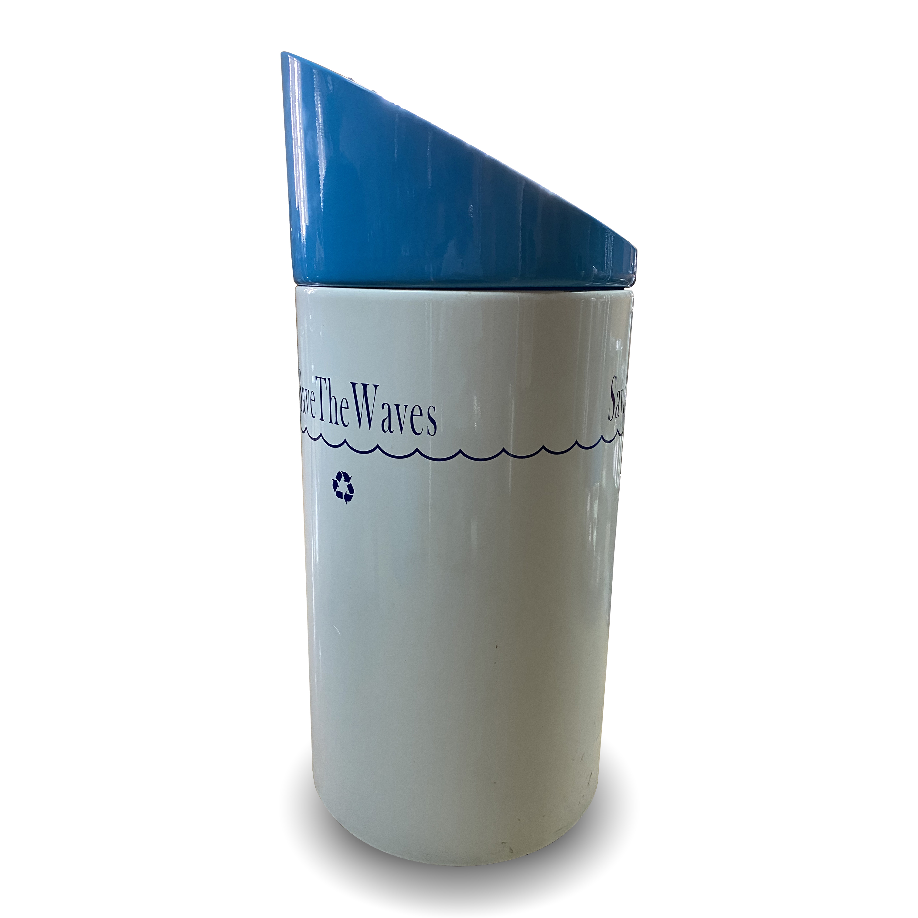 Large-scale Aluminum Single Hole Trash Can For Hotel Cruise Ship