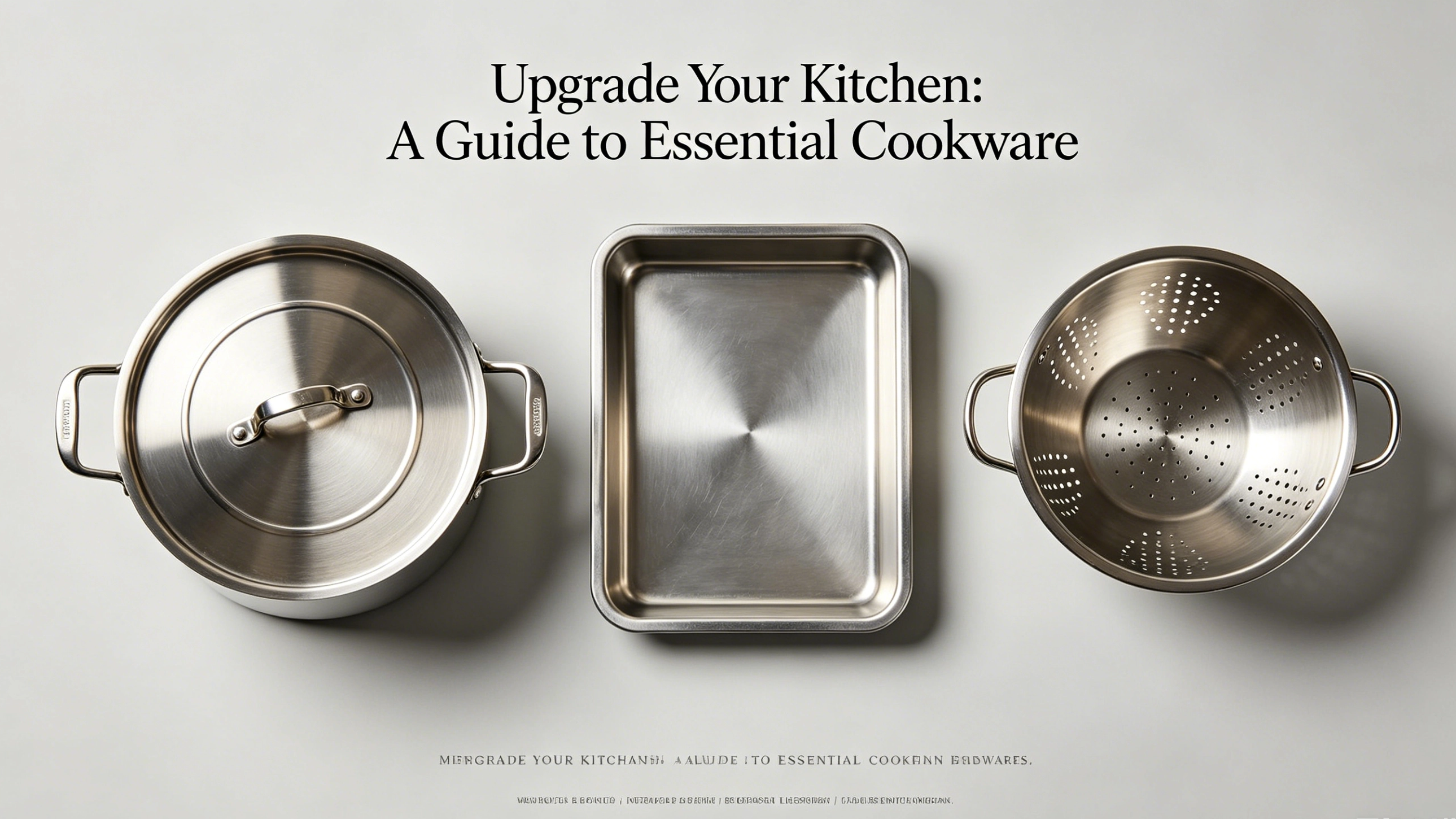 Upgrade Your Kitchen: A Guide to Essential Cookware